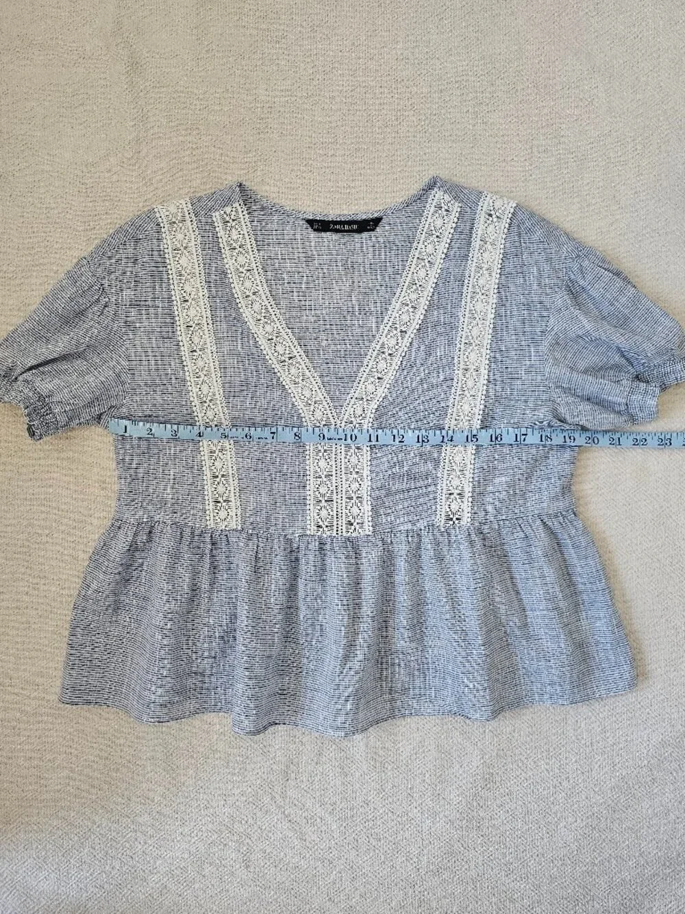Zara basic blue